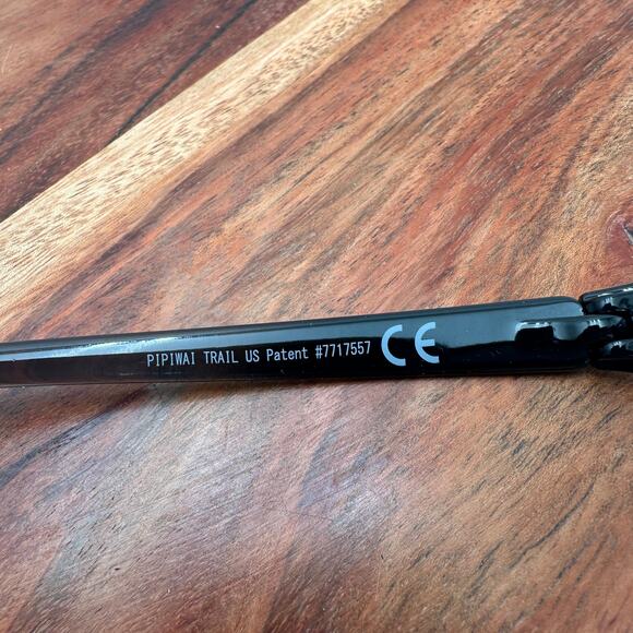 NWOB Maui Jim Polarized Sunglasses Pipiwai Trail Black Gloss Mirror MJ416 02J - Picture 6 of 9